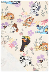 Adorable Bluey the Aussie Cartoon Dog 11 Prints! 1 Yard Quality light-weight Oxford Cotton Fabric, Fabric Aussie 2410