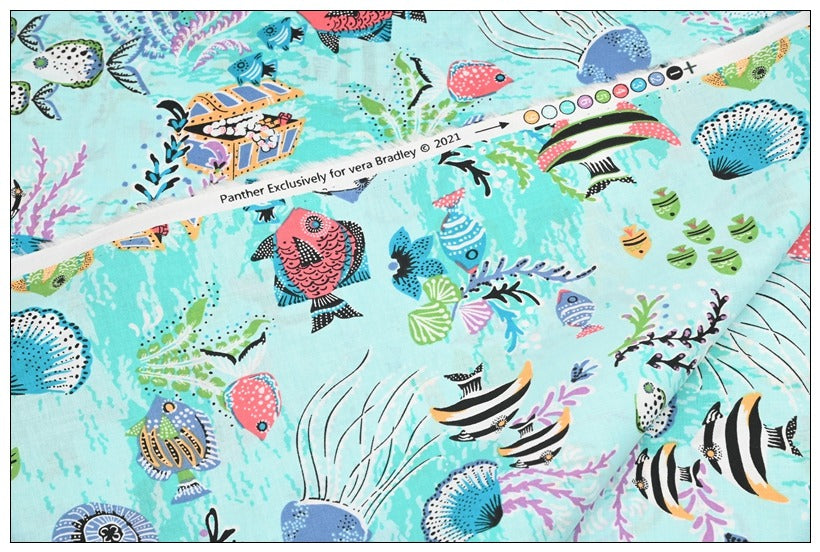 Antilles Treasure_Anchors Aweigh Vera Bradl! 1 Meter Quality Printed Cotton Fabrics by Yard, Vera Bradley Retired