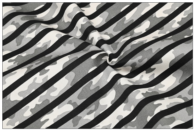 Japanese Camouflage Stripes Series! 1 Yard Printed Cotton Fabric, Fabric by Yard, Yardage Fabrics, Children