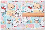 Hello Kitty and Cartoon Friends 2 Colors! 1 Yard Medium Thickness Plain Cotton Fabric, Fabric by Yard, Yardage (Copy)