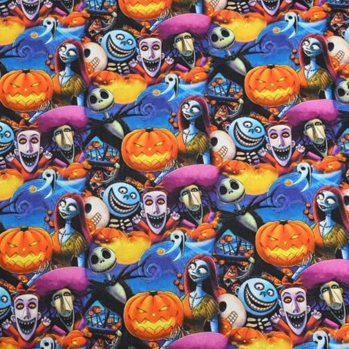 Corpse Bride and Halloween orange! 1 Meter Medium Thickness Plain Cotton Fabric, Fabric by Yard, Yardage Cotton Fabrics for Clothes Crafts