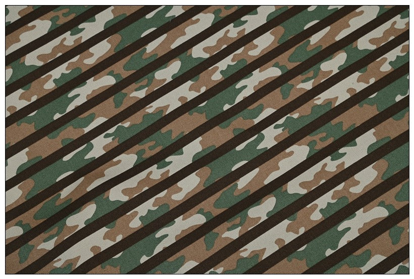 Japanese Camouflage Stripes Series! 1 Yard Printed Cotton Fabric, Fabric by Yard, Yardage Fabrics, Children