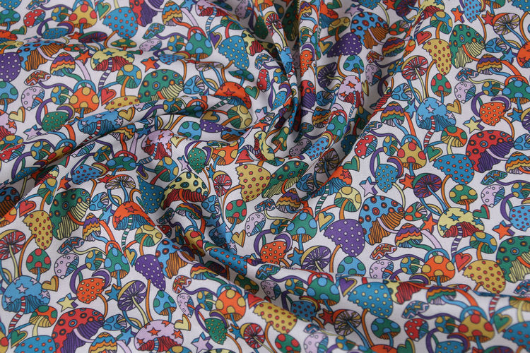 Series 2 Liberty Style Tana Lawn Floral Dress Fabrics! 1 Meter Light Weight Cotton Fabric, Fabric by Yard, Yardage Cotton Fabrics for  Style Garments, Bags