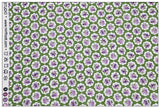 Green and Voilet Small Floral! 1 Yard Medium Weight Plain Cotton Fabric, Fabric by Yard, Yardage Cotton Fabrics for  Style Garments, Bags