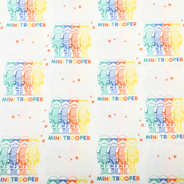 Mini Troopers Unreal ! 1 Meter Medium Thickness Cotton Fabric, Fabric by Yard, Yardage Cotton Fabrics for  Style Garments