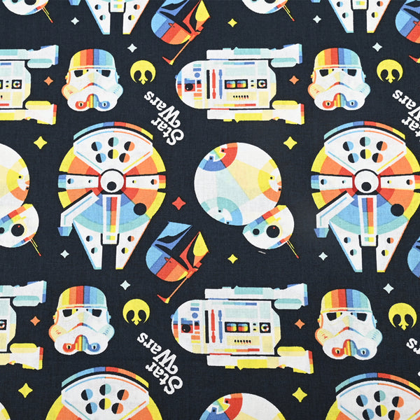 Star Wars Themed Staff 6 prints ! 1 Meter Medium Thickness Cotton Fabric, Fabric by Yard, Yardage Cotton Fabrics for  Style Garments