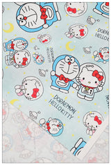 Hello Kitty and Doraemon! 1 Yard Medium Thickness Plain Cotton Fabric, Fabric by Yard, Yardage