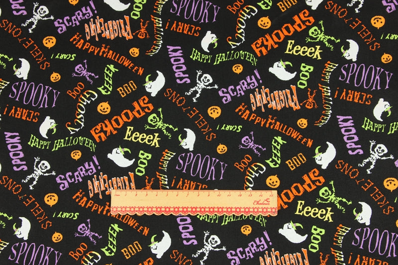 Sale] Holiday Themes Prints Series! 1 Meter Printed Cotton Fabric, Fabric by Yard, Yardage Fabrics, Children  Kids thanksgiving Halloween