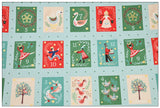 The 12 Days of Christmas ! 1 Yard of Quality Printed Cotton Fabrics by Yard, Fabric Yardage Comics Fabrics Draft Grinch Christmas
