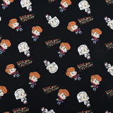 Back to the Future Cartoon Characters! 1 Meter Plain Cotton Fabric by Yard, Yardage Cotton Fabrics for Style Craft Bags