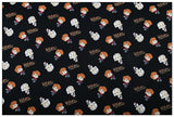 Back to the Future Cartoon Characters! 1 Meter Plain Cotton Fabric by Yard, Yardage Cotton Fabrics for Style Craft Bags