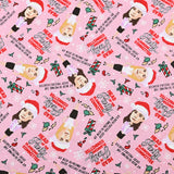 Head of the Party Planning Committee Michael Scott (The Office) Christmas ! 1 Meter Plain Cotton Fabric by Yard, Yardage Cotton Fabrics for Style Bags