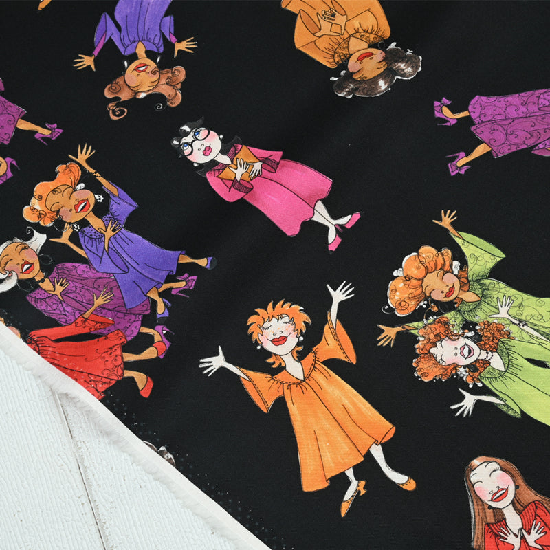 Fashion Ladies Cartoon! 1  Yard Medium-Weight Thickness Plain Cotton Fabric, Fabric by Yard, Yardage Cotton Fabrics for  Style Garments