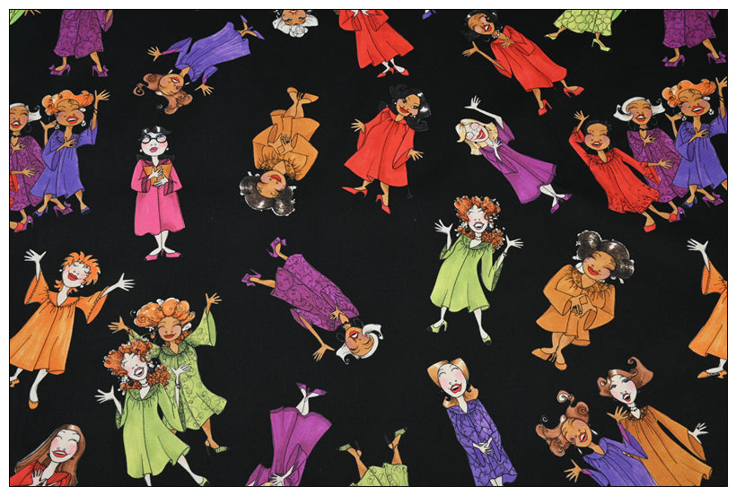 Fashion Ladies Cartoon! 1  Yard Medium-Weight Thickness Plain Cotton Fabric, Fabric by Yard, Yardage Cotton Fabrics for  Style Garments