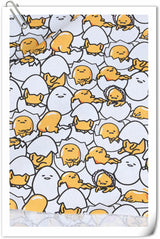 Broken Eggshell Egg Cartoon Gudetama White! 1 Yard Printed Cotton Fabric by Yard, Yardage Cotton Fabrics for  Style Garments, Bags