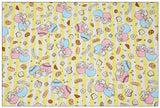 Little Twin Stars Sanrio Characters 6 Prints! 1 Yard Medium Thickness Plain Cotton Fabric, Fabric by Yard, Yardage