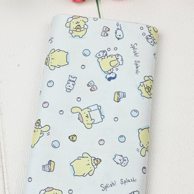 my Melody Pompompurin Sanrio Characters 7 Prints! 1 Yard Medium Thickness Plain Cotton Fabric, Fabric by Yard, Yardage