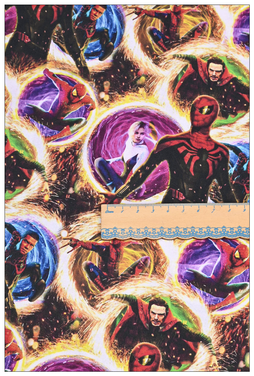 Avengers Marvel Super Hero Series 5 prints! 1 yard Top Quality Medium Thickness Plain Cotton Fabric, Fabric by Yard, Avenger 2303