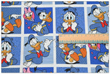 Donald Duck Blue Squares! 1 Yard Medium Thickness  Cotton Fabric, Fabric by Yard, Yardage Cotton Fabrics for  Style Garments, Bags