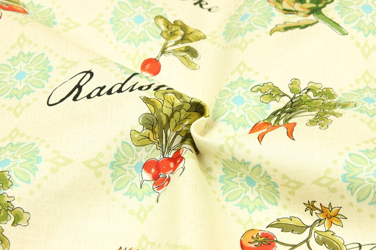 Vegetables! 1 Meter Quality Stiff Cotton Twill Fabric, Fabric by Yard, Yardage Cotton Fabrics for Bags