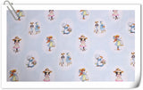 Retro Little Girls pictures 4 print!  1 Yard Medium Thickness Cotton Fabric by Yard, Yardage Cotton Fabrics for Style Clothes,