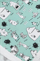 Moomin and Friends 4 prints! 1 Yard Quality Digital Printed Cotton Fabric, by Yard, Yardage Clothing