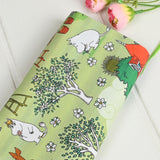 Moomin and Friends 4 prints! 1 Yard Quality Digital Printed Cotton Fabric, by Yard, Yardage Clothing