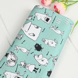 Moomin and Friends 4 prints! 1 Yard Quality Digital Printed Cotton Fabric, by Yard, Yardage Clothing