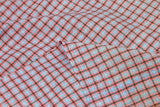 Retro Yarn Dyed Plaid Fabrics 9 Colors! 1 Meter Medium Thickness Cotton Pattern Fabric, Fabric by Yard, Yardage Cotton Fabrics for  Style Clothes, Bags