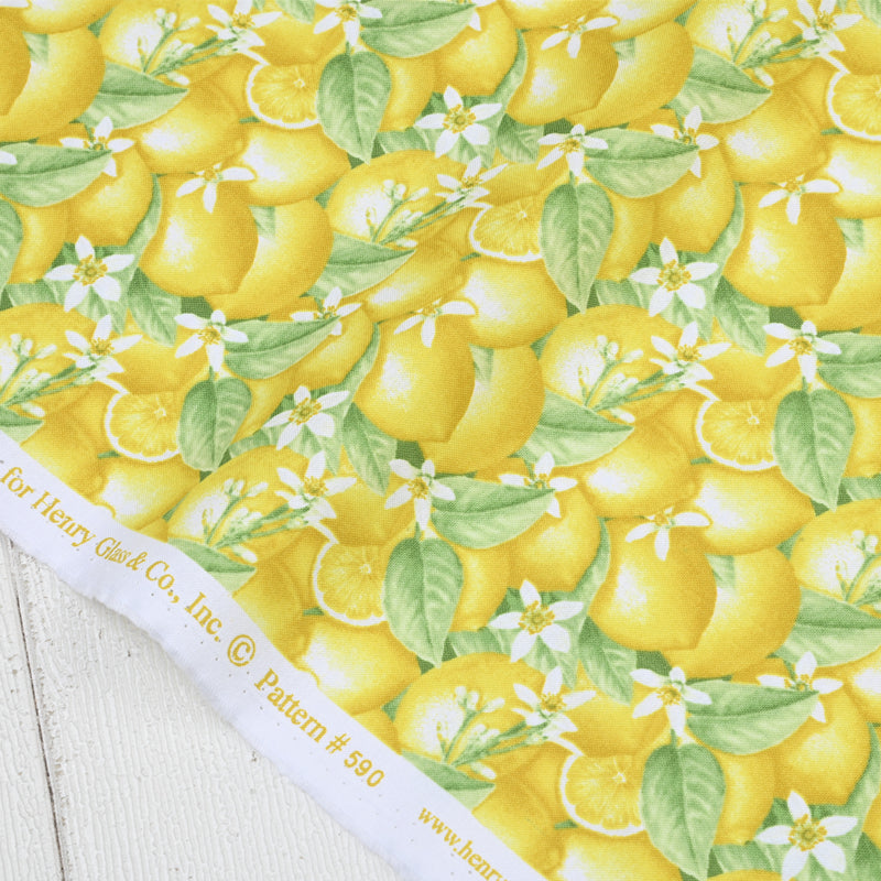 Gold Lemon Fruit yellow! 1 Yard Quality Cotton Fabric by Yard, Yardage Cotton  Fabrics for Bags