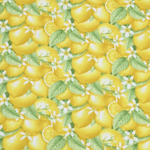 Gold Lemon Fruit yellow! 1 Yard Quality Cotton Fabric by Yard, Yardage Cotton  Fabrics for Bags