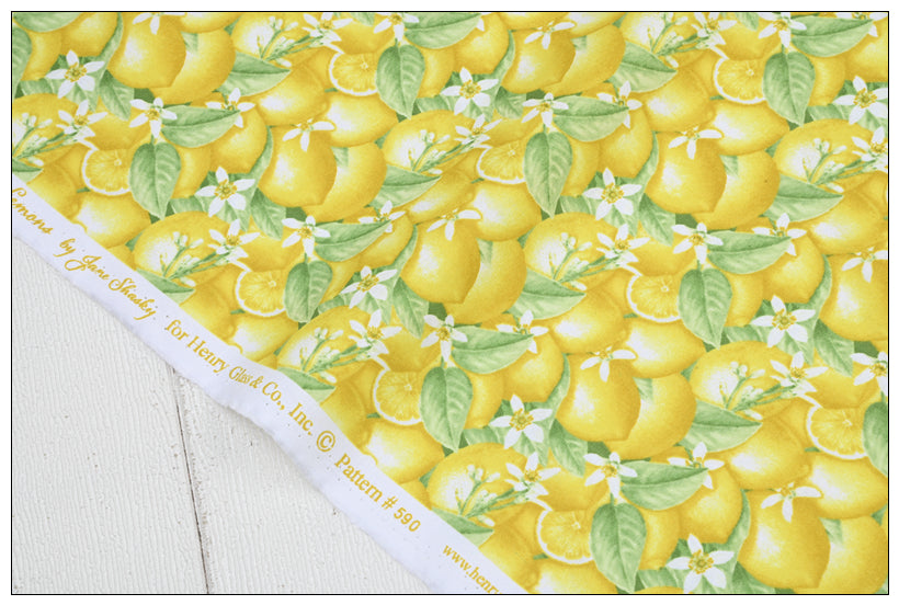 Gold Lemon Fruit yellow! 1 Yard Quality Cotton Fabric by Yard, Yardage Cotton  Fabrics for Bags