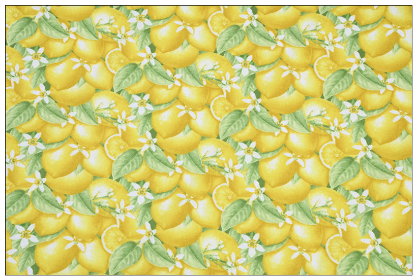 Gold Lemon Fruit yellow! 1 Yard Quality Cotton Fabric by Yard, Yardage Cotton  Fabrics for Bags