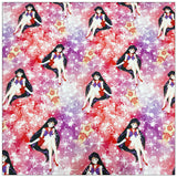 Starry Sailor Moon Collection 4 prints! 1 Yard Medium Printed Cotton Fabric, Fabric by Yard, Yardage Cotton Bag Fabrics Alice Poker