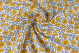 Series 2 Liberty Style Tana Lawn Floral Dress Fabrics! 1 Meter Light Weight Cotton Fabric, Fabric by Yard, Yardage Cotton Fabrics for  Style Garments, Bags