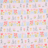 Paris Life Pink Effie Tower Floral! 1 Yard Medium Thickness Plain Cotton Fabric, Fabric by Yard, Yardage