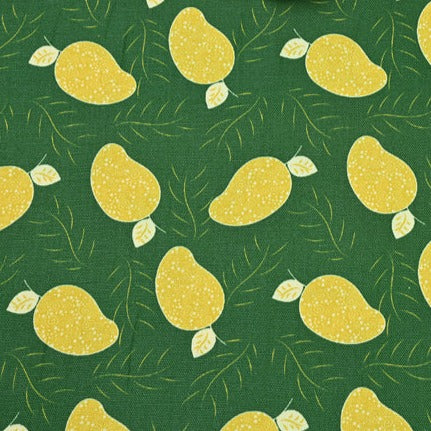 Mango Fruit 2 color! 1 Yard High Quality Stiff Cotton Toile Fabric, Fabric by Yard, Yardage Cotton Canvas Fabrics for Bags