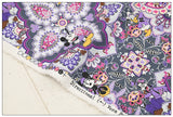 Mickey Mouse X VeraBradlei Series 2 "Sensational Six Paisley" "sweet treat" "Family Fun"! 1 Meter Printed Cotton Fabric, Fabric by Yard, Yardage Cotton Bag Fabrics, Children Fabrics Paisley