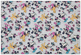 Mickey Mouse X VeraBradlei Series 2 "Sensational Six Paisley" "sweet treat" "Family Fun"! 1 Meter Printed Cotton Fabric, Fabric by Yard, Yardage Cotton Bag Fabrics, Children Fabrics Paisley