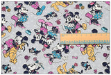 Mickey Mouse X VeraBradlei Series 2 "Sensational Six Paisley" "sweet treat" "Family Fun"! 1 Meter Printed Cotton Fabric, Fabric by Yard, Yardage Cotton Bag Fabrics, Children Fabrics Paisley