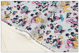 Mickey Mouse X VeraBradlei Series 2 "Sensational Six Paisley" "sweet treat" "Family Fun"! 1 Meter Printed Cotton Fabric, Fabric by Yard, Yardage Cotton Bag Fabrics, Children Fabrics Paisley