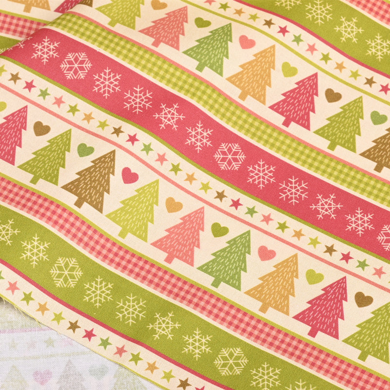 Chritmas Themed Pattern 5 prints! 1 Yard Medium Thickness Plain Cotton Fabric, Fabric by Yard, Yardage Cotton Fabrics for Clothes Crafts