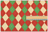 Chritmas Themed Pattern 5 prints! 1 Yard Medium Thickness Plain Cotton Fabric, Fabric by Yard, Yardage Cotton Fabrics for Clothes Crafts