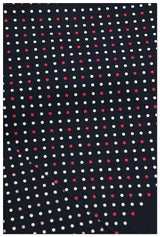 Small Dots black! 1 Yard Light weight Plain Cotton Printed Fabric by Yard, Yardage Cotton Fabrics Style Garments, Bags