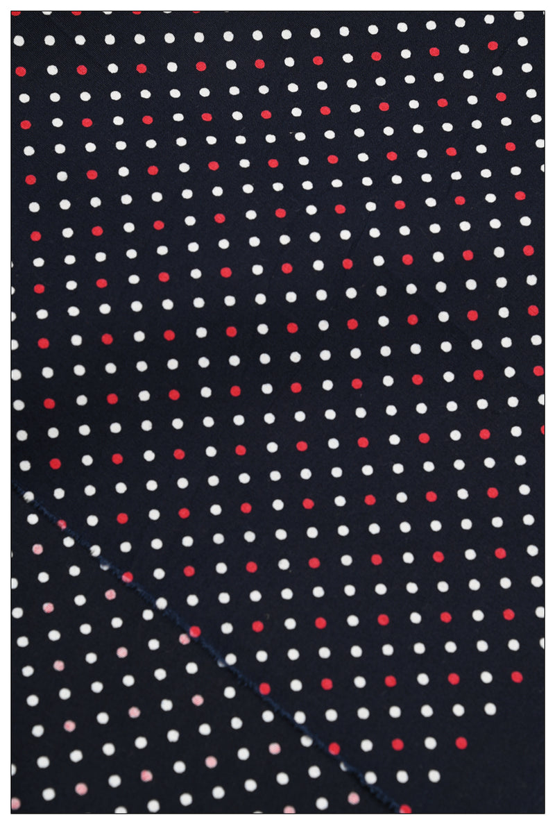 Small Dots black! 1 Yard Light weight Plain Cotton Printed Fabric by Yard, Yardage Cotton Fabrics Style Garments, Bags