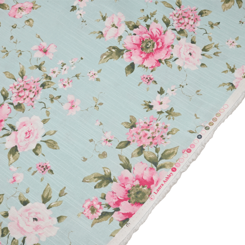 Classic English Style Floral 2 Prints ! 1 Meter Stiff Cotton Canvas Toile Fabric, Fabric by Yard, Yardage Cotton Canvas Fabrics for Bags English Retro