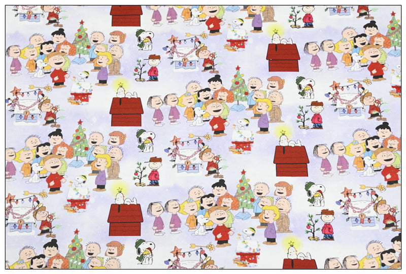 Snoopy and his Friends Comics 3 prints! 1 Yard Plain Cotton Fabric by Yard, Yardage Cotton Fabrics for Style Craft Bags