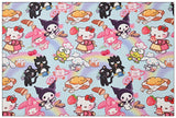 Hello Kitty with Cakes Bakery! 1 Yard Medium Thickness Plain Cotton Fabric, Fabric by Yard, Yardag