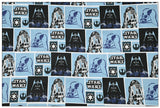 Star Wars Themed Checks 3 prints ! 1 Meter Medium Thickness Cotton Fabric, Fabric by Yard, Yardage Cotton Fabrics for  Style Garments