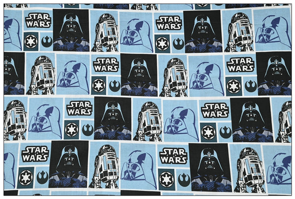 Star Wars Themed Checks 3 prints ! 1 Meter Medium Thickness Cotton Fabric, Fabric by Yard, Yardage Cotton Fabrics for  Style Garments